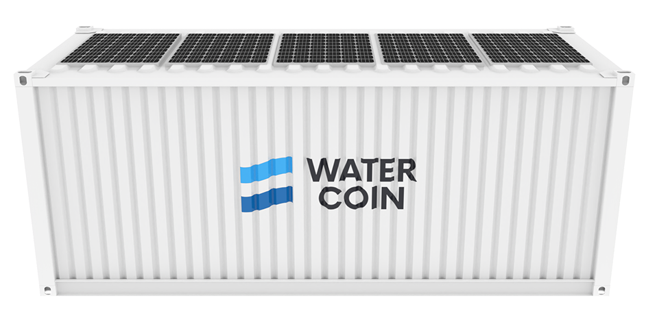 Watercoin Container